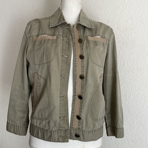 Vintage 90s Calvin Klein Jeans Cotton Shacket Shirt Jacket - Picture 3 of 17